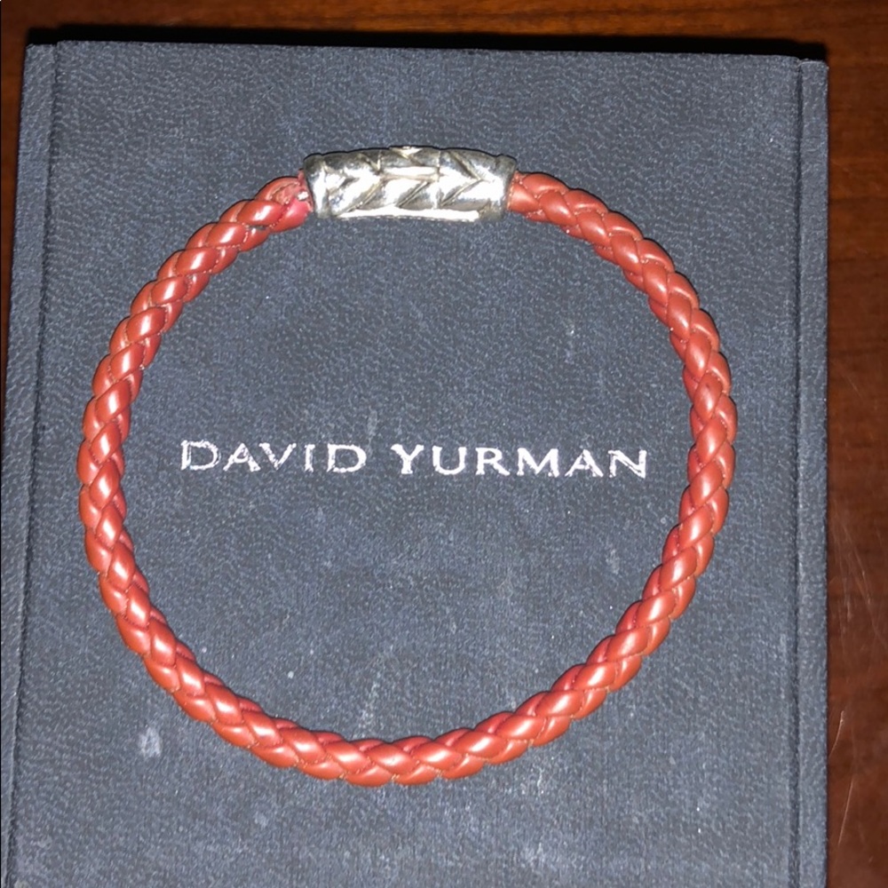 Authentic David Yurman men’s leather bracelet